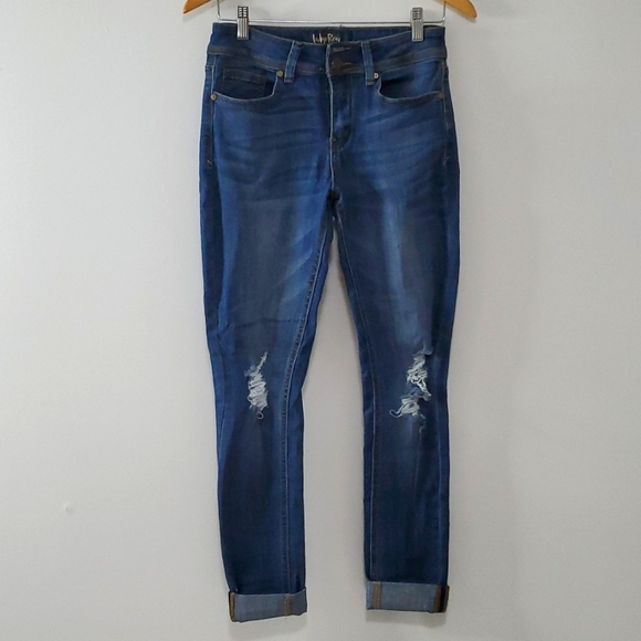 Ripped Stretch Jeans - Picture 1 of 6